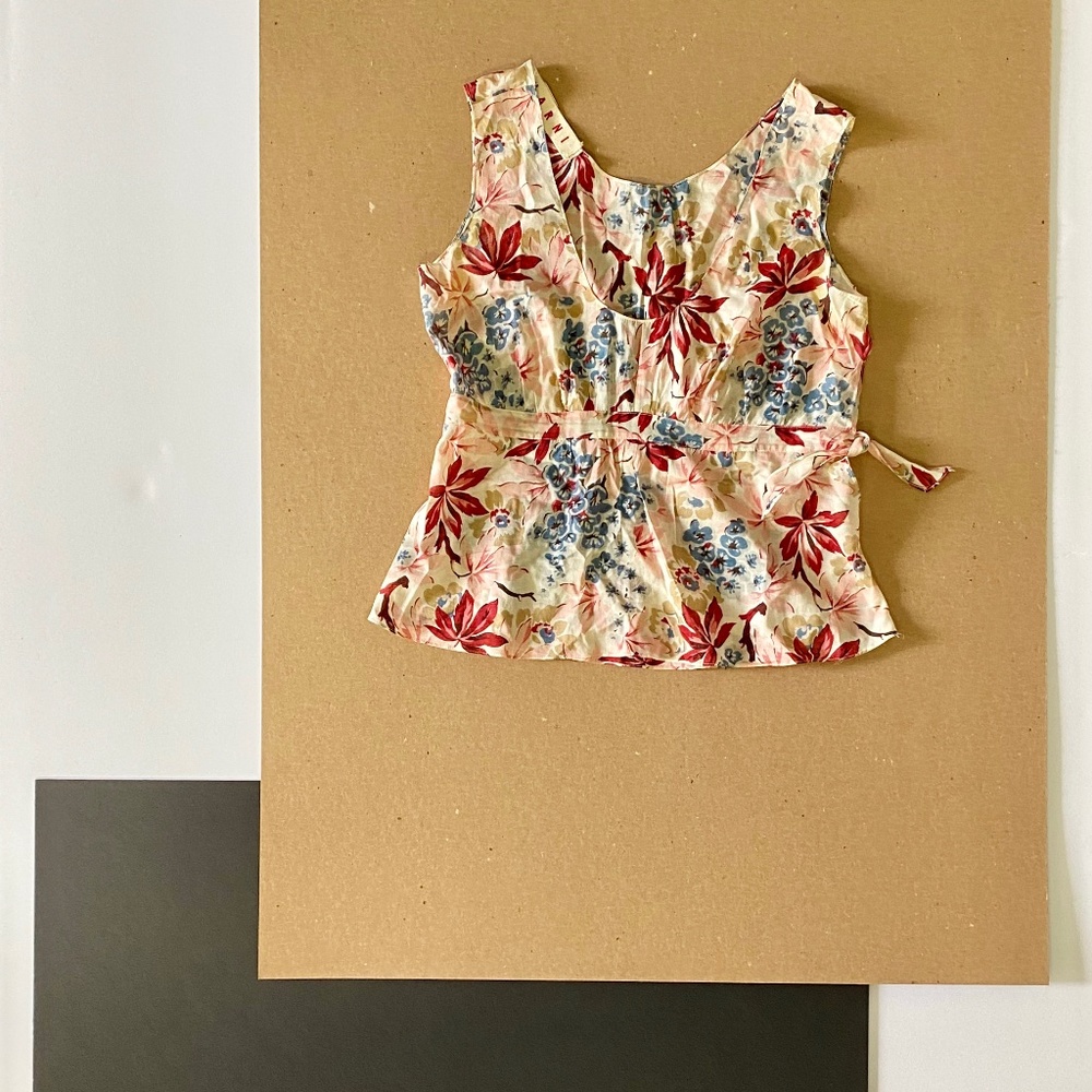 MARNI Italy, cotton printed camisole top